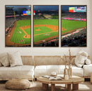 Angel Stadium Aerial Canvas Print – Los Angeles Angels