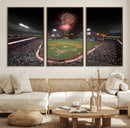 Fireworks at Angel Stadium – Los Angeles Angels Canvas
