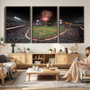 Fireworks at Angel Stadium – Los Angeles Angels Canvas