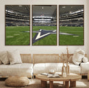 Dallas Cowboys Football Team Print - Arlington AT&T Stadium by MyGreatCanvas | Canvas Wall Art Prints | Photo Prints & Wall Decor