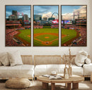 Busch Stadium Wall Art Print | St. Louis Cardinals Baseball by MyGreatCanvas | Canvas Wall Art Prints | Photo Prints & Wall Decor