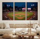 St. Louis Cardinals Baseball Team Print - Busch Stadium Wall by MyGreatCanvas | Canvas Wall Art Prints | Photo Prints & Wall Decor