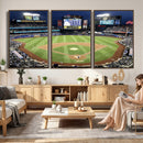 Citi Field Wall Art Print | 3-Panel New York Mets Baseball