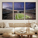 New England Patriots Football Team Print - Foxborough by MyGreatCanvas | Canvas Wall Art Prints | Photo Prints & Wall Decor