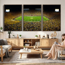 Stadium in Michigan Wall Art Canvas Print, Framed American