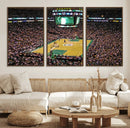 TD Garden Basketball Canvas Wall Art - Boston Celtics Live by MyGreatCanvas | Canvas Wall Art Prints | Photo Prints & Wall Decor