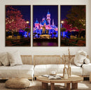 Disney Castle Wall Art – Framed Magic Kingdom Canvas by MyGreatCanvas | Canvas Wall Art Prints | Photo Prints & Wall Decor