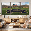 Football Stadium Wall Art – Framed Sports Field Canvas