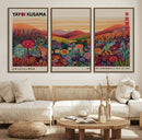 Framed Yayoi Kusama 1986 Wall Art Print – Japanese Wall Art