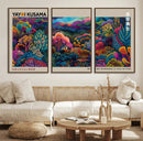 Framed Japanese 1986 Wall Art Print, Yayoi Kusama 1986 Wall