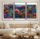 Framed Yayoi Kusama 1986 Wall Art Print – Japanese Wall Art