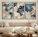 World Map Canvas Print – Framed Wall Art for Couples, by MyGreatCanvas | Canvas Wall Art Prints | Photo Prints & Wall Decor