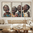 Shai Yossef Print - Joyful Childhood Canvas Wall Art -