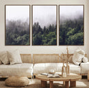 Misty Forest Wall Art | Foggy Forest Canvas Print | Large by MyGreatCanvas | Canvas Wall Art Prints | Photo Prints & Wall Decor