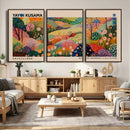 Yayoi Kusama Japanese Art Canvas Print, Abstract Art, Large
