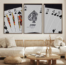 Poker Wall Art - Playing Cards Canvas Wall Art Print - Ace by MyGreatCanvas | Canvas Wall Art Prints | Photo Prints & Wall Decor
