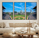 Wrigley Field Chicago Cubs Panoramic Art Multi-Piece Canvas