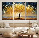 Golden Autumn Tree Wall Art – Framed Fall Leaves Canvas by MyGreatCanvas | Canvas Wall Art Prints | Photo Prints & Wall Decor