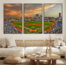 Chicago Wrigley Field Wall Art Canvas Print – Iconic