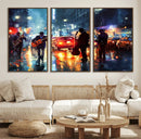 African American Jazz Canvas Wall Art Print – Abstract Music
