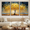 Golden Tree Wall Art – Framed Autumn Leaves Canvas Artwork, by MyGreatCanvas | Canvas Wall Art Prints | Photo Prints & Wall Decor