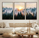 Abstract Forest Wall Art - Serene Nature Canvas Print with by MyGreatCanvas | Canvas Wall Art Prints | Photo Prints & Wall Decor