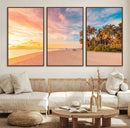 Tropical Beach Wall Art Canvas Print – Framed Palm Trees by MyGreatCanvas | Canvas Wall Art Prints | Photo Prints & Wall Decor