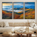 Autumn Mountains Wall Art, Vibrant Fall Foliage Landscape by MyGreatCanvas | Canvas Wall Art Prints | Photo Prints & Wall Decor