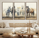 Wild Horses Wall Art Canvas Print, Framed Running Horses Art by MyGreatCanvas | Canvas Wall Art Prints | Photo Prints & Wall Decor