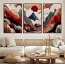 Abstract Mountain Wall Art – Framed Vibrant Landscape Canvas by MyGreatCanvas | Canvas Wall Art Prints | Photo Prints & Wall Decor