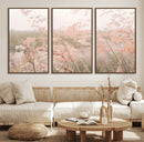 Pastel Grasses Wall Art Canvas Print – Framed Soft Meadow