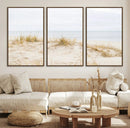 Beach Dunes Wall Art Canvas Print – Framed Serene Coastal by MyGreatCanvas | Canvas Wall Art Prints | Photo Prints & Wall Decor