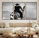 Western Wall Art Canvas Print – Framed Cowboy and Horse by MyGreatCanvas | Canvas Wall Art Prints | Photo Prints & Wall Decor