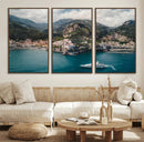 Amalfi Coast Wall Art – Framed Italian Seaside Canvas by MyGreatCanvas | Canvas Wall Art Prints | Photo Prints & Wall Decor