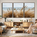 Beach Grass Wall Art Canvas Print – Framed Coastal Dunes Art by MyGreatCanvas | Canvas Wall Art Prints | Photo Prints & Wall Decor