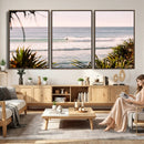 Ocean Surfer Wall Art Canvas Print – Framed Coastal Surf Art by MyGreatCanvas | Canvas Wall Art Prints | Photo Prints & Wall Decor