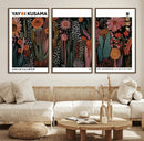 Modern Japanese Wall Art Canvas Print – Framed Abstract