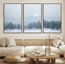 Winter Forest Wall Art Canvas Print – Framed Snowy Landscape by MyGreatCanvas | Canvas Wall Art Prints | Photo Prints & Wall Decor