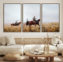 Western Cowboys Wall Art Canvas Print – Rustic Prairie by MyGreatCanvas | Canvas Wall Art Prints | Photo Prints & Wall Decor