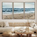 Ocean Wall Art Canvas Print – Moody Coastal Seascape Scene