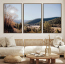 Rustic Landscape Wall Art Canvas Print – Serene Valley Scene