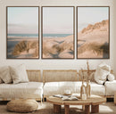 Beach Landscape Wall Art Canvas Print – Framed Sand Dune