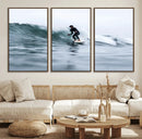 Surfer on Wave Wall Art Canvas Print – Framed Ocean by MyGreatCanvas | Canvas Wall Art Prints | Photo Prints & Wall Decor