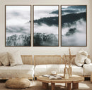 Foggy Forest Landscape Wall Art Canvas Print – Misty by MyGreatCanvas | Canvas Wall Art Prints | Photo Prints & Wall Decor