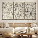 Wild Horse Stampede Wall Art Canvas Print – Monochrome by MyGreatCanvas | Canvas Wall Art Prints | Photo Prints & Wall Decor