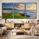 Pebble Beach Golf Links Wall Art Canvas Print – Iconic