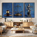 Legal Justice Wall Art Canvas Print – Gavel, Scales & Lady by MyGreatCanvas | Canvas Wall Art Prints | Photo Prints & Wall Decor