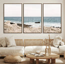 Coastal Ocean View Wall Art Canvas Print – Serene Rocky by MyGreatCanvas | Canvas Wall Art Prints | Photo Prints & Wall Decor