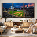 Target Field Wall Art Canvas Print – Baseball Stadium Scene,