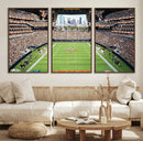 Chicago Bears Soldiers Field Wall Art Canvas Print – Framed